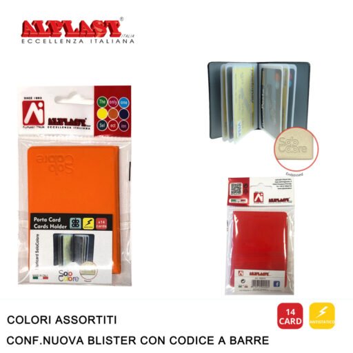 Art.102010 Alplast Pluricard Solocolore Conf.24Pz
