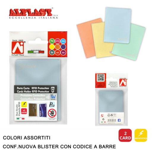 Art.108902 Alplast Duo Scudo Pastello Rfid Conf.24Pz