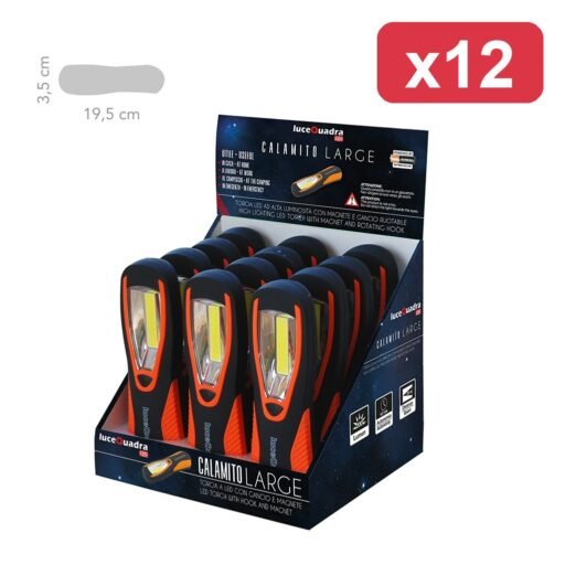 TORCIA ALTA LUMINOSITA CON MAGNETE PZ1