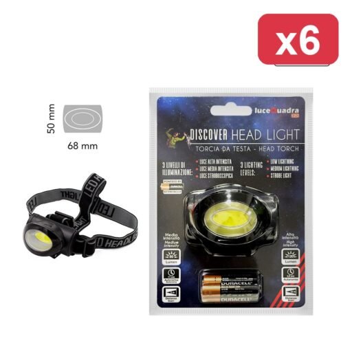 TORCIA LED DA TESTA 120LUMEN BL1