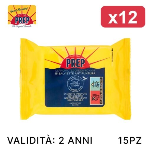 PREP ANTIPUNTURA SALVIETTE 15PZ