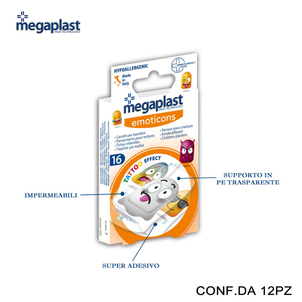 Art.112479 Megaplast Emoticons Conf.16 12Pz