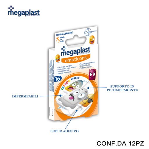 Art.112479 Megaplast Emoticons Conf.16 12Pz