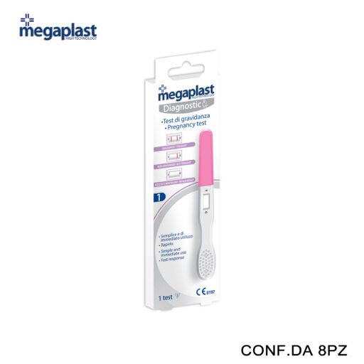 Art.164935 Megaplast Diagnostic 1 Test Di Gravidanza Conf.1 8Pz