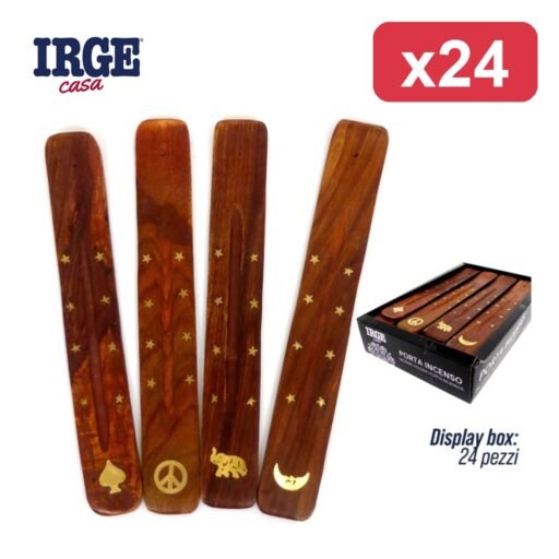 PORTA INCENSO LEGNO ORO