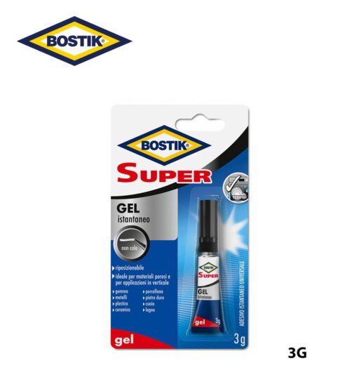 Super Gel 3Gr Istantaneo Colla Bostik Art.D2740 Bl1