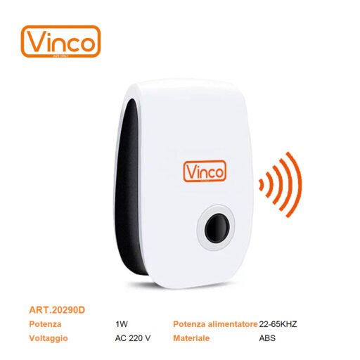 Vinco Repellente Elet. Ultrasuoni Art.20290D