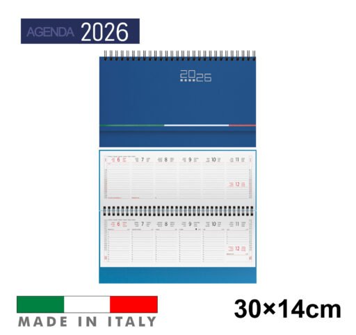 Art.Ag400 Agenda2026 Planning Settim. Da Tavolo 30X14