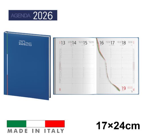 Art.Ag389 Agenda2026 Italy Settim. 17X24