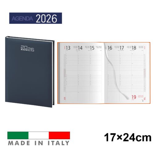 Art.Ag540Blu Agenda2026 Settim. 17X24