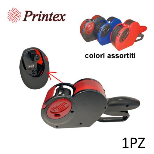 Etichettatrice Smart 26X12Mm Nero Rosso 1Pz