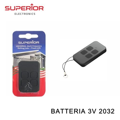 433,92 MHz MULTI FREE-MULTIFREQUENZA FISSO E ROLLING ART.SUPRF005 SUPERIOR BL1