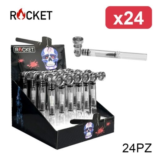 ROCKET PIPETTA IN VETRO 10CM