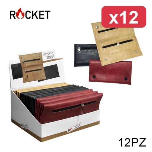 ROCKET PORTATABACCO IN PELLE