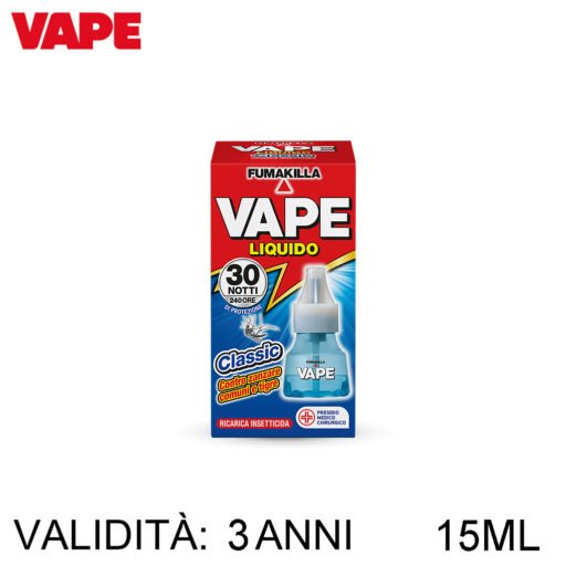 Vape Ricarica Liquida Classic 30 Notti 15Ml Art.Ga2026100 Ga2073300