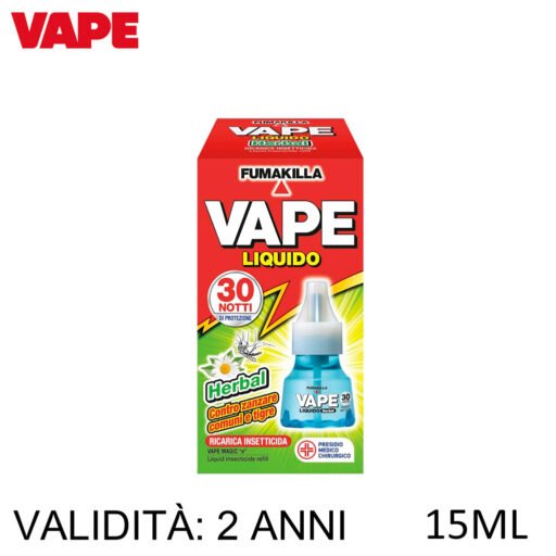 Vape Ricarica Liquida Herbal 30N 15Ml Art.Ga2015100