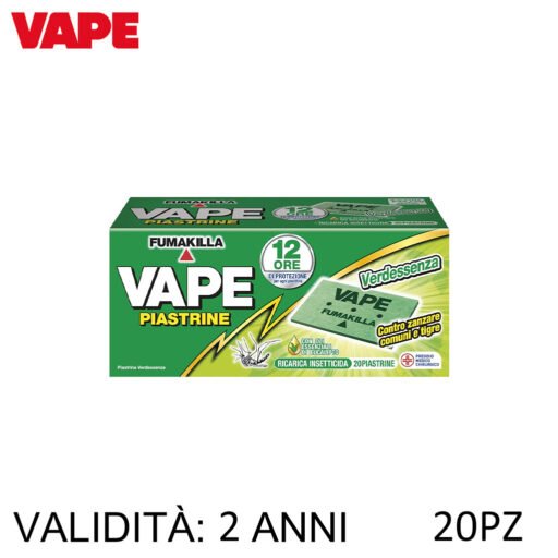 Vape Piastrine Verdessenza 20Pz Art.Ga2027000