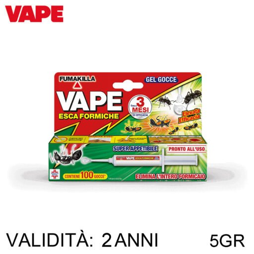 Vape Esca Formiche Gel Gocce(Siringa) 5Gr Art.Ga2159000