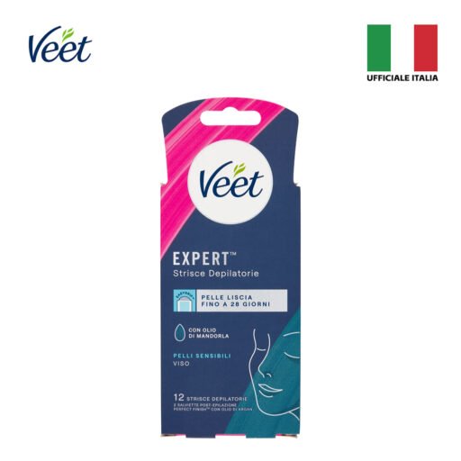 Veet Expert Strisce Viso 12Pz Pelli Sens Art.3239211