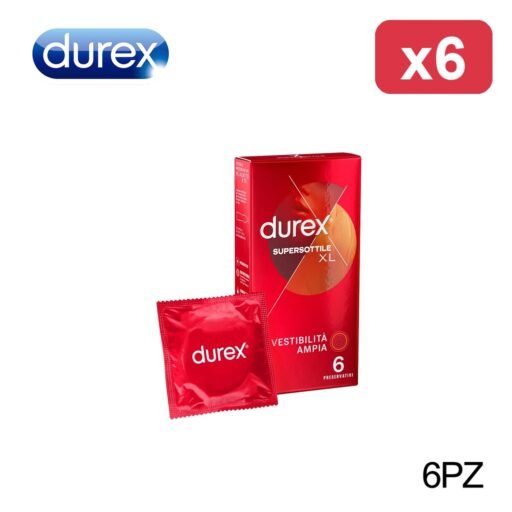 DUREX SUPERSOTTILE XL X6 PROFILATTICI