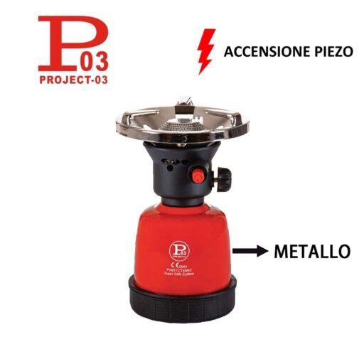 P03 FORNELLO PIEZO CORPO METALLO PZ1