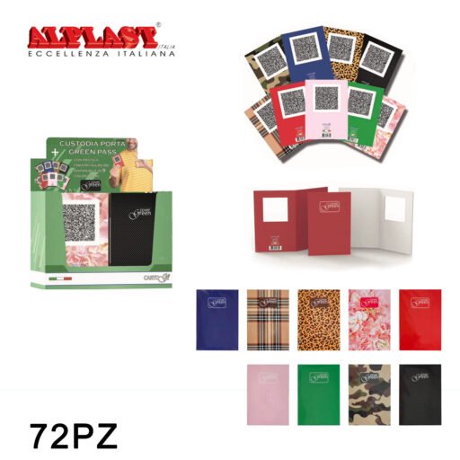 Art.2021 G Alplast Cover Green Porta Green Pass Expo 9 Grafiche 72Pz