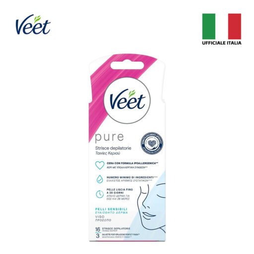 Veet Pure Strisce Viso 16Pz Ipoallerg. Art.3127500