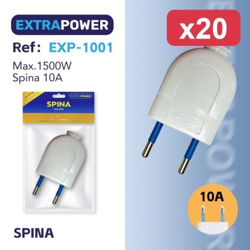 Extrapower SPINA 10A 2PIN ART.EXP-1001