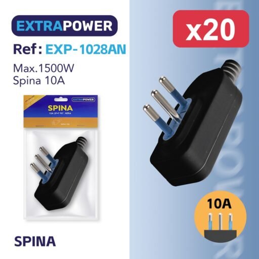 Extrapower Spina 10A 2PT 90?, NERA ART.EXP-1028AN
