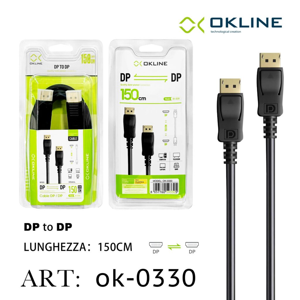 Art.Ok-0330 Okline Dp Cavo 150Cm