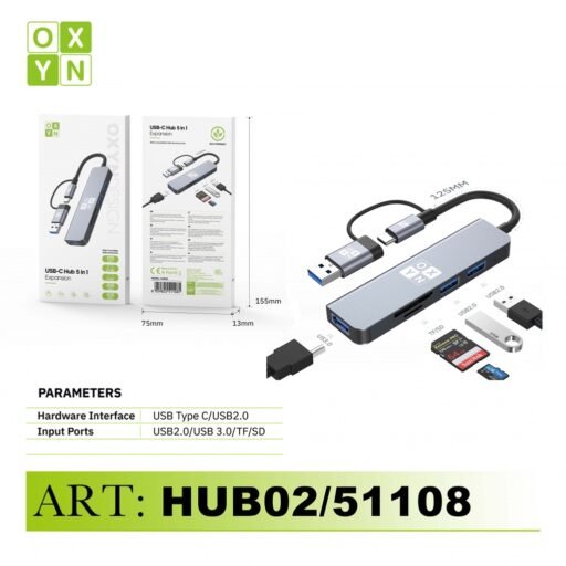 OXYN USB 3.2/C 5IN1 - BYL2103TU