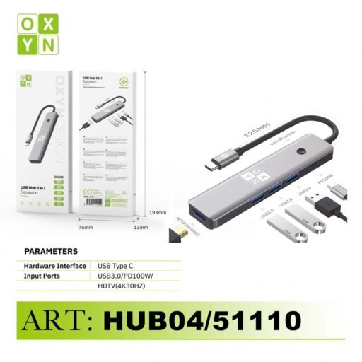OXYN USB C 5IN1 - BYL2319