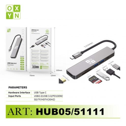OXYN USB C 6IN1 - BYL2010