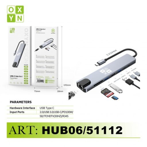 OXYN USB C 8IN1 - BYL2017L