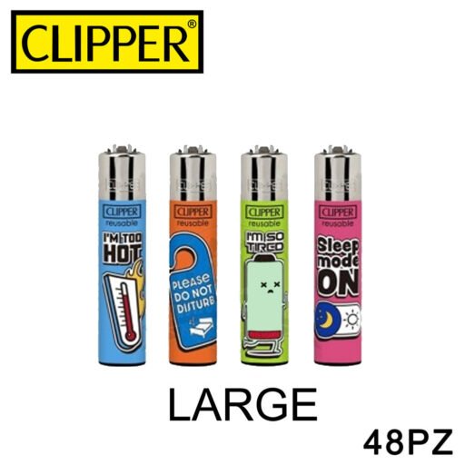 CLIPPER ACCENDINO LARGE TRENDY SENTENCES 48PZ