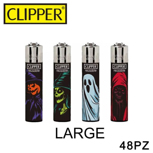 Clipper Accendino Large Halloween 48Pz