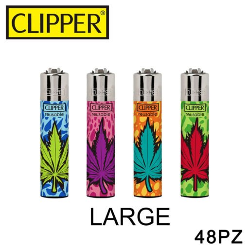 Clipper Accendino Large Colored Leaves 1 48Pz