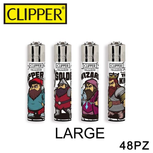 Clipper Accendino Large Dwarf Clan 48Pz