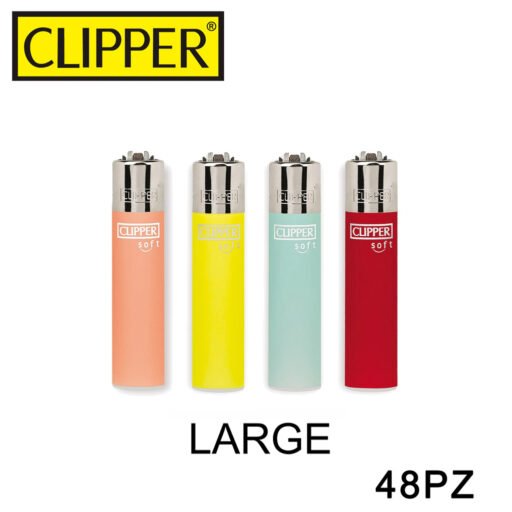 Art.Cl209Ith Clipper Large Soft Translucent 48Pz