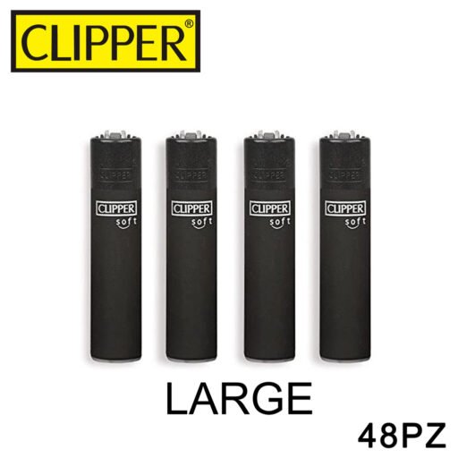 Clipper Accendini Large Black Soft 48Pz
