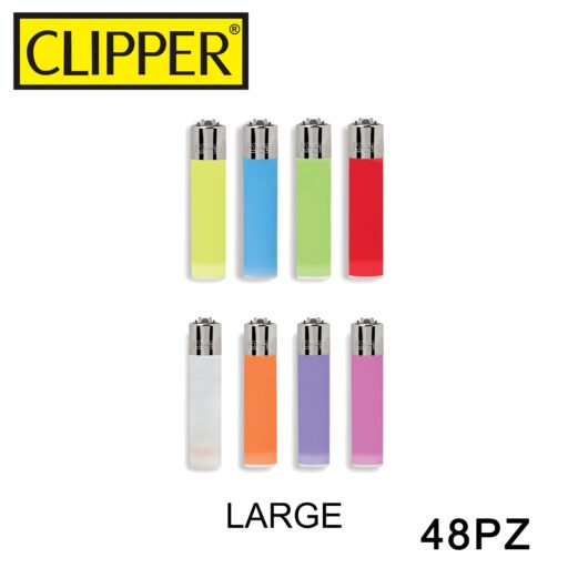 Clipper Accendino Large Traslucido 48Pz