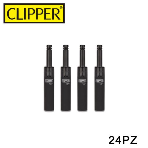 Clipper Minitube Allblack Soft Conf. 24Pz
