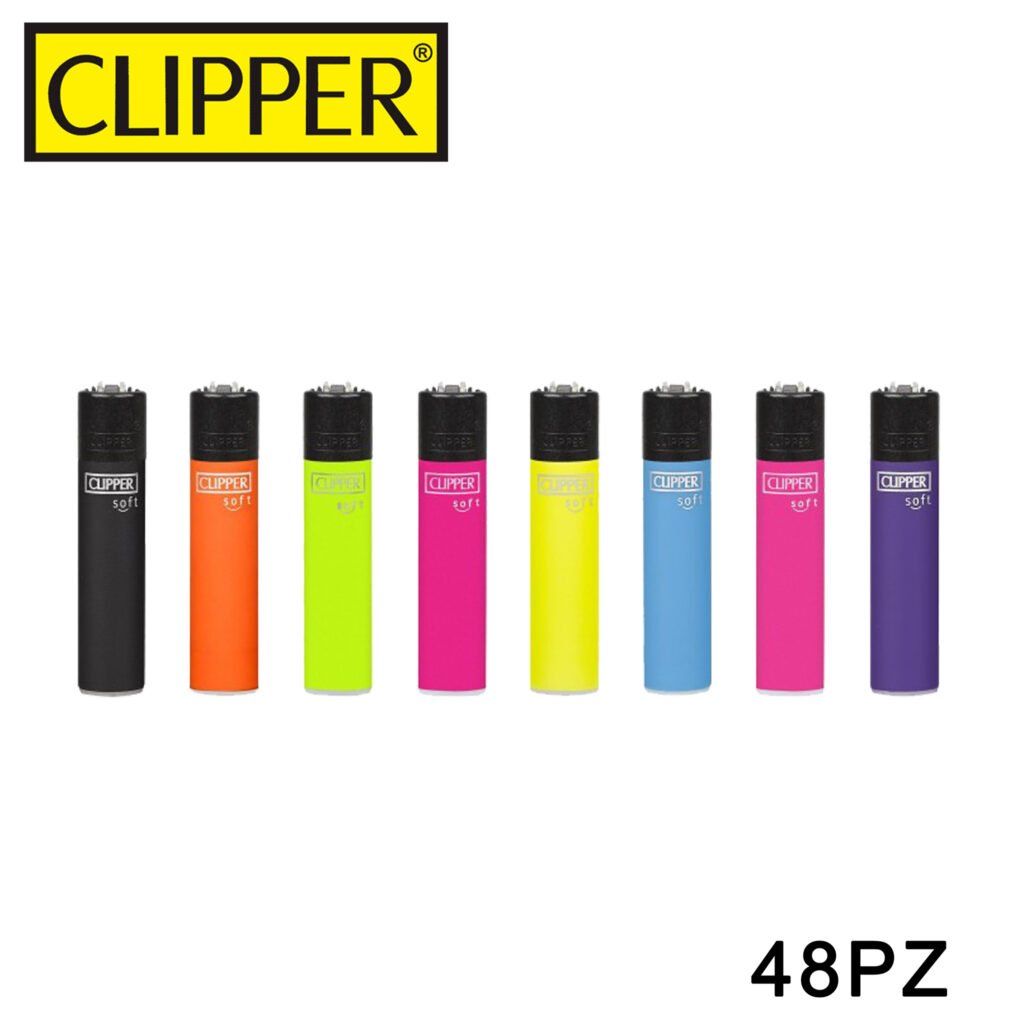 Clipper Accendino Large Soft Touch Special 48Pz