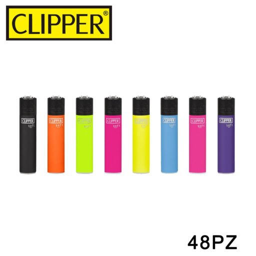 Clipper Accendino Large Soft Touch Special 48Pz