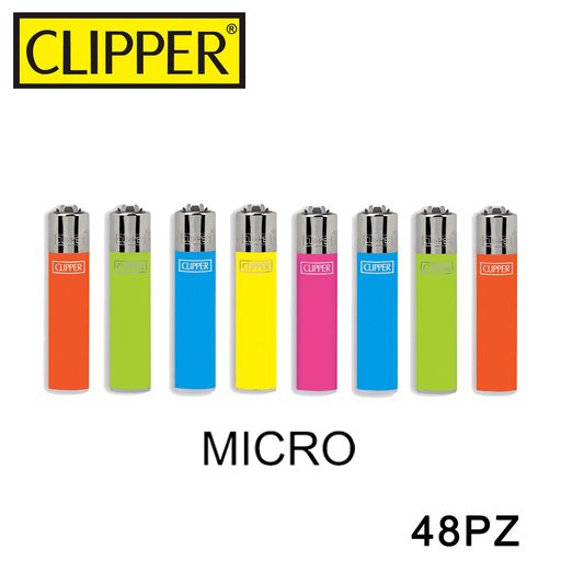 CLIPPER ACCENDINO MICRO FLUO MIX BRAND 48PZ