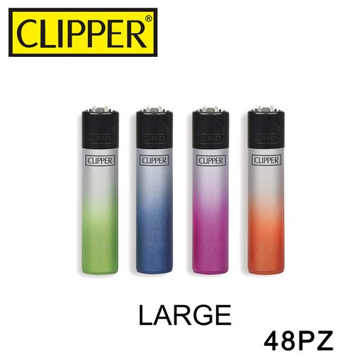 Clipper Large Met Gradient Silver 48Pz