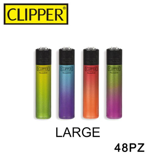 Clipper Accendino Large Crystal Gradient 48Pz