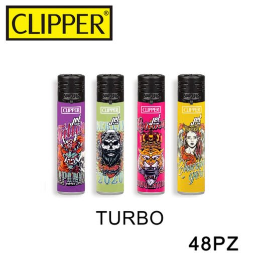 Clipper Accendino Large Turbo Ink 4 Life 48Pz