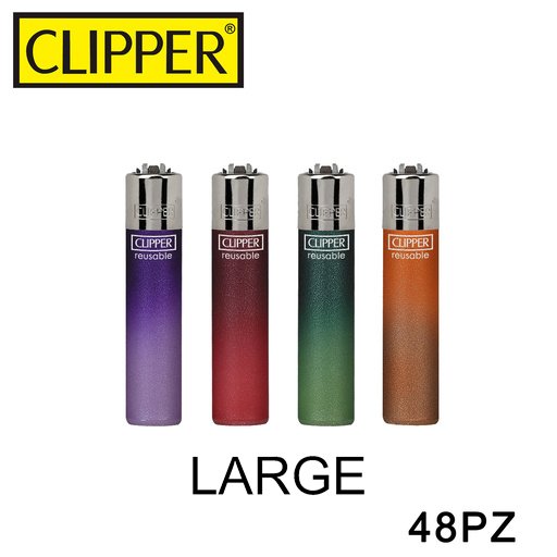 Clipper Large Accendino Metallic Gradient 5 48Pz