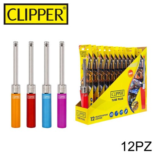 Clipper Tube Plus Accendigas Crystal Blister 12Pz